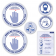 Prévention Covid - Pack stickers pour entreprises et administrations